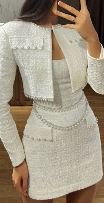 Дамски комплект букле с перли