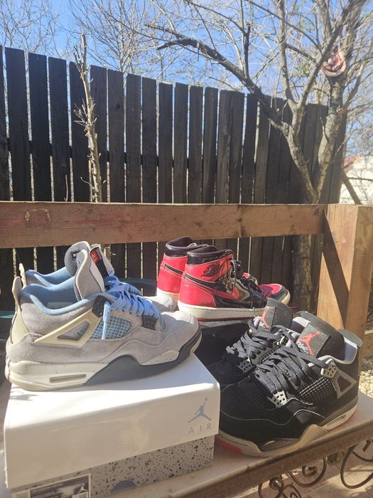 Jordan 4 UNC, Jordan 4 Bred, Jordan 1 Patent Bred