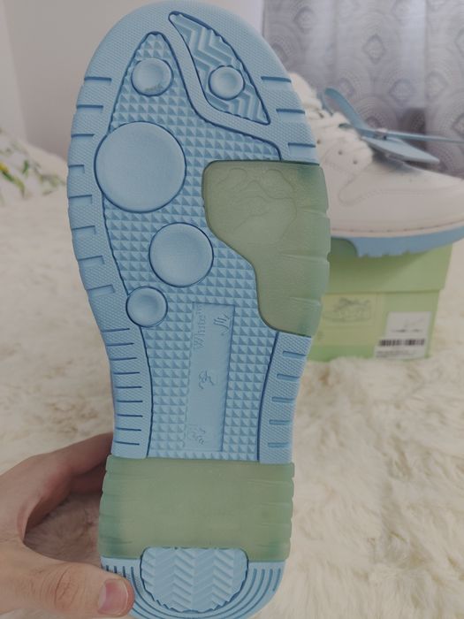 Off White Out of Office Baby Blue