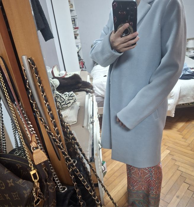 Палто  Reserved  небесно син.р С.