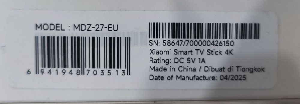 Xiaomi TV Stick 4K