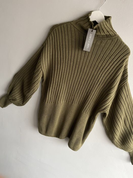 I SAW IT FIRST зелен дамски пуловер S