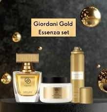 Set Giordani Gold Essenza Oriflame ( parfum + crema de corp + spray )