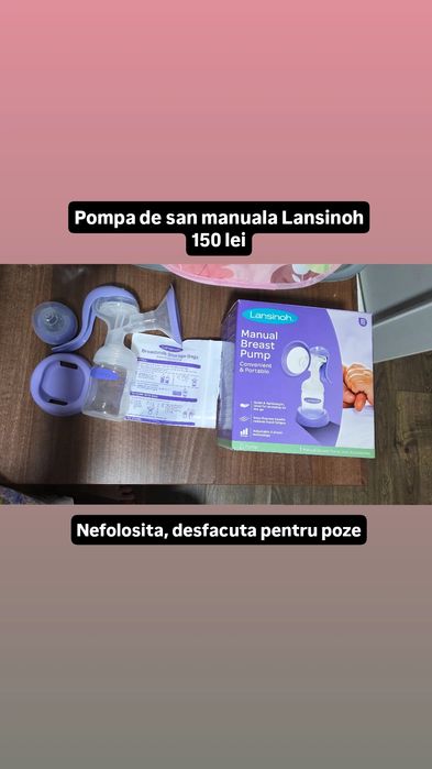 Pompa de san manuala Lansinoh