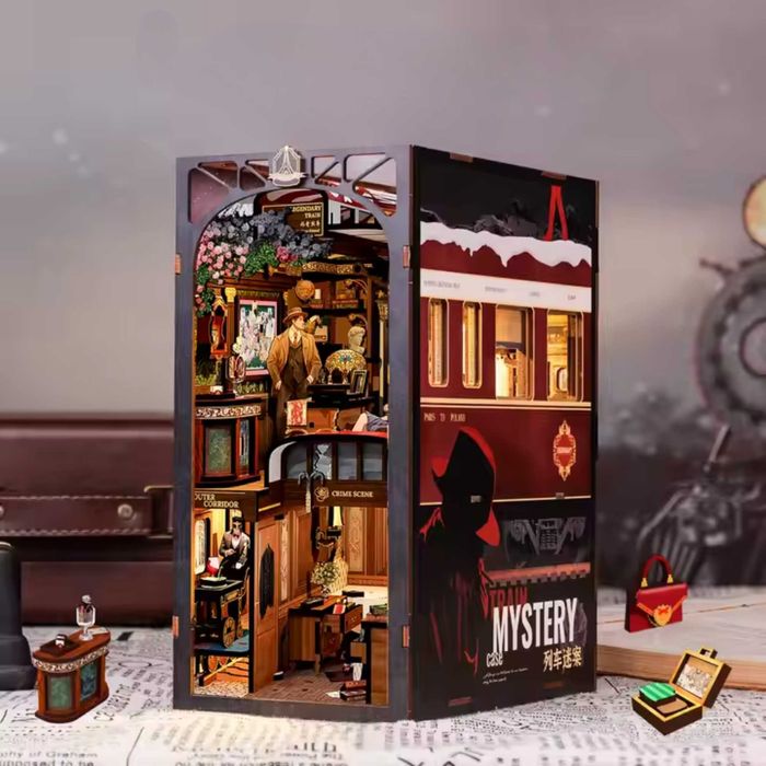 3D Пъзел, BOOK NOOK, Декорация на Библиотека, Разделител за Книги