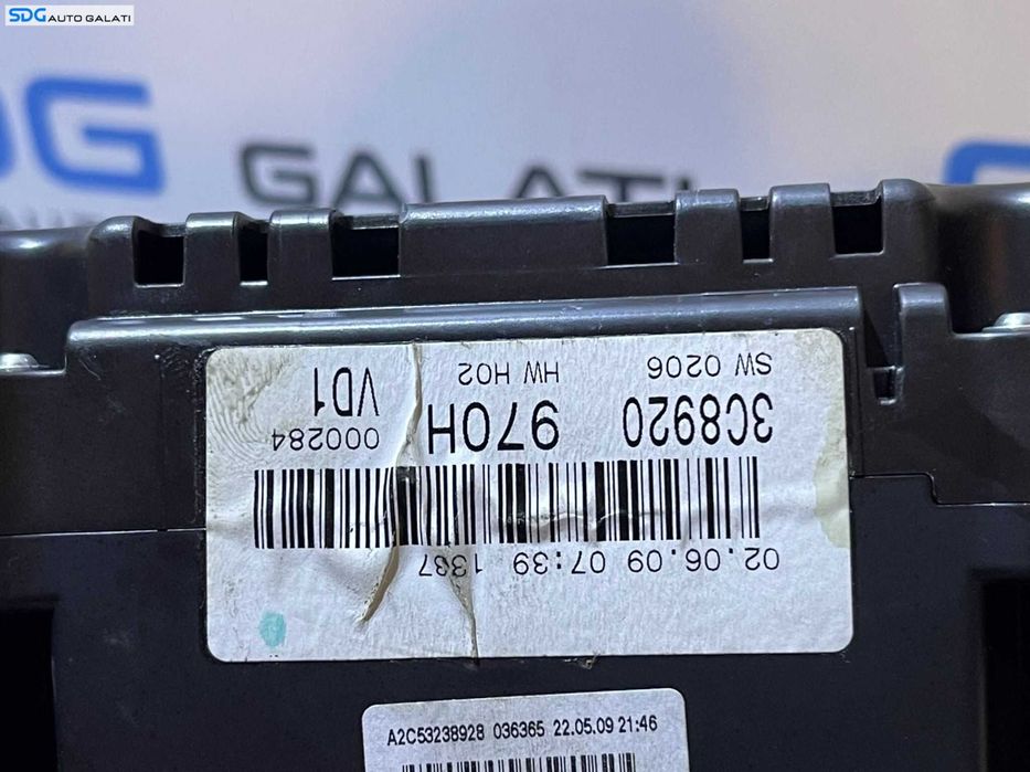Ceas Ceasuri Cluster Instrumente Bord Volkswagen Passat CC 2.0 TDI 2009 - 2012 Cod 3C8920970H [2714]