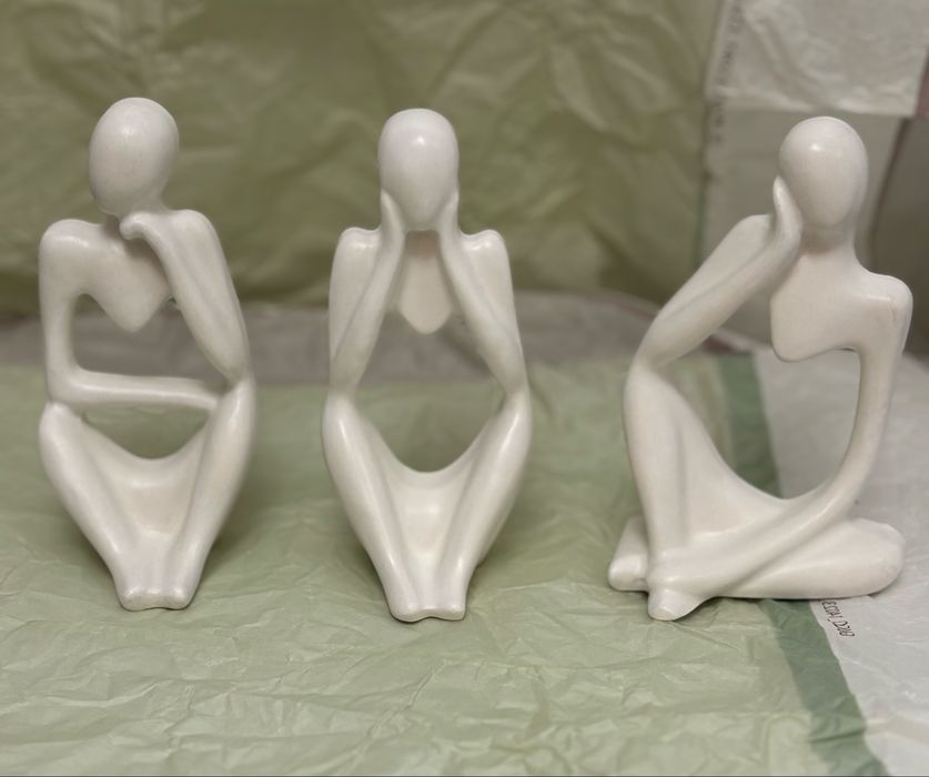 Статуэтки «мыслители». В наборе 3 штуки.