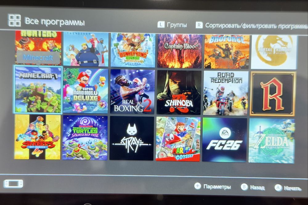 Nintendo switch,прошитый,256гб