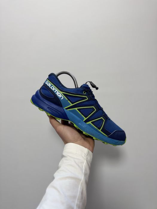 Salomon speedcross blue & gren