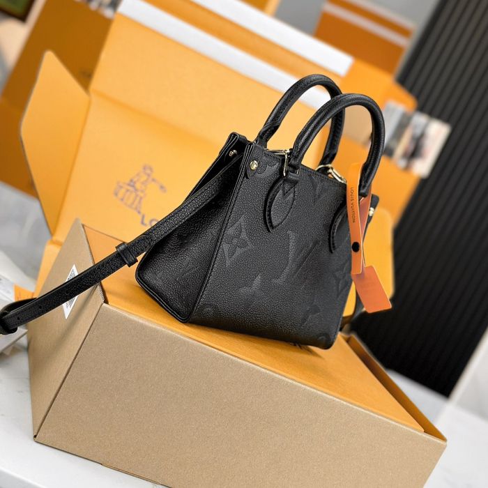 Geanta Louis Vuitton Onthego 25cm negru, tip Premium