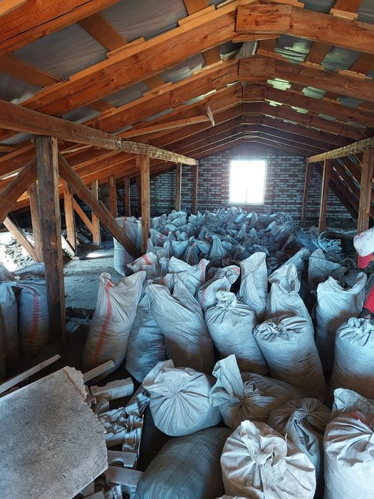 Шлак в мешках бесплатно