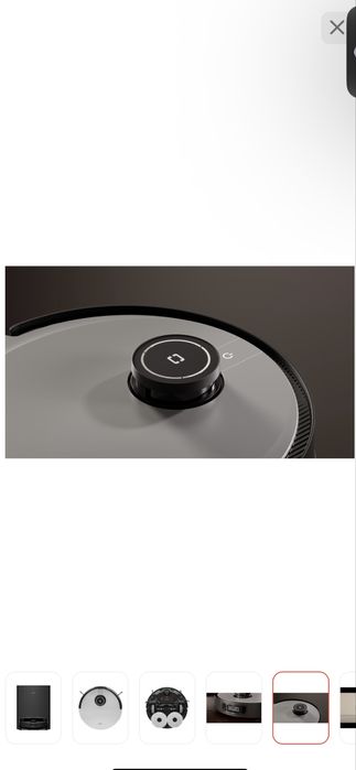 Робот-пылесос BORK V830 черный, серебристый