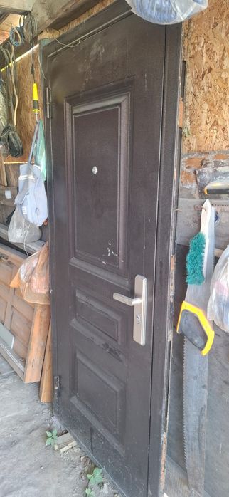 Дверь металлический и деревянный 210×90