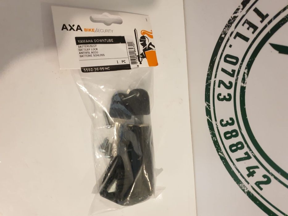 Incuietoare baterie Yamaha Yala ebike Axa bacteria pe cadru