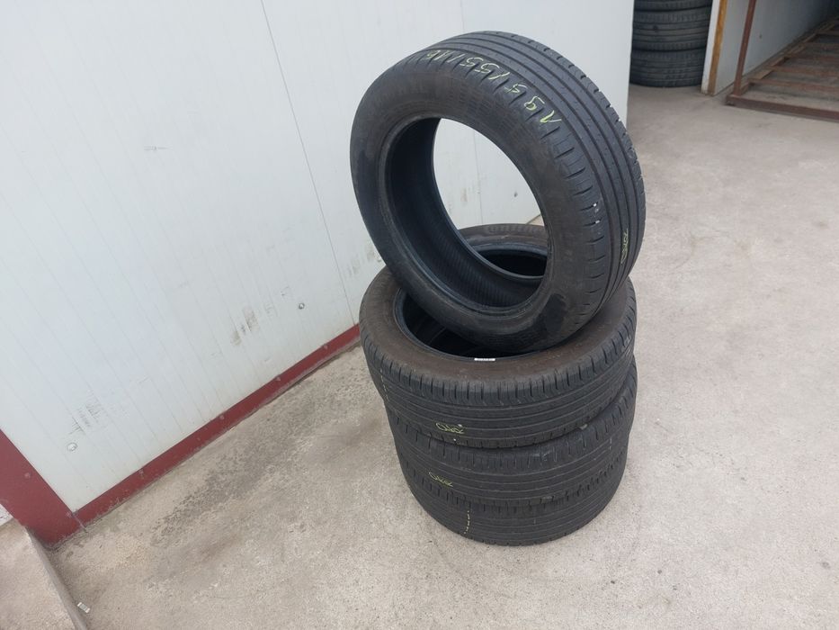 125 lei bucata! Set anvelope de vara 195 55 16 Continental ! 7 mm