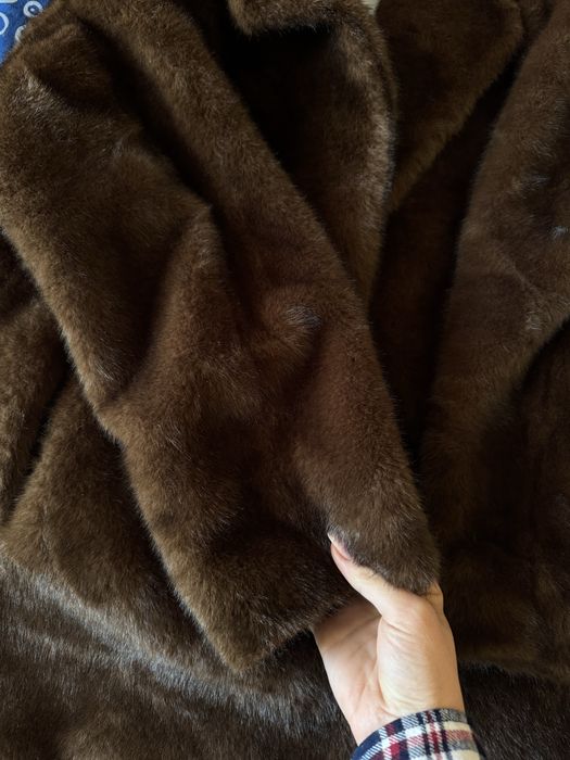 Палто шуба яке тип ZARA от изкуствен косъм норка S-L размер