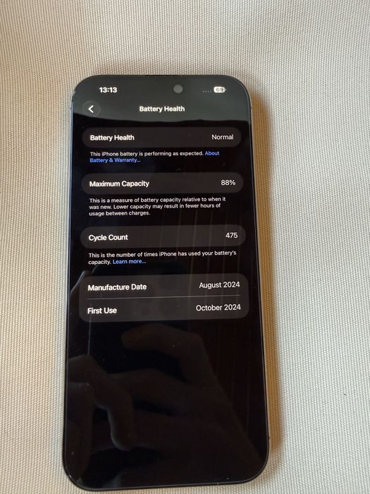 iPhone 16 Pro Max Desert Titanium 512GB impecabil