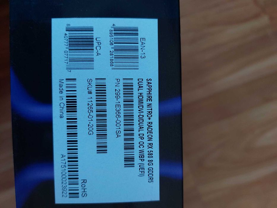 Видео карти Sapphire RADEON RX 580 NITRO+ 8GB