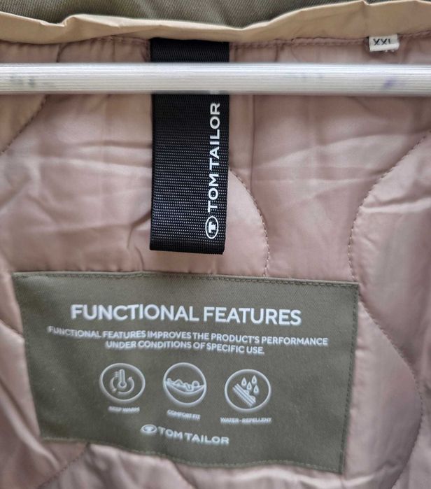 Tom Tailor Geaca Parka barbați mărime XXL potrivită XL culoare Verde