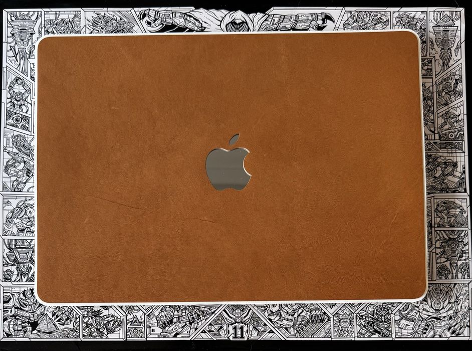 Dbrand genuine leather cover husa din piele naturala tabacita vegetal for MacBook Air 13 inch M5-M2