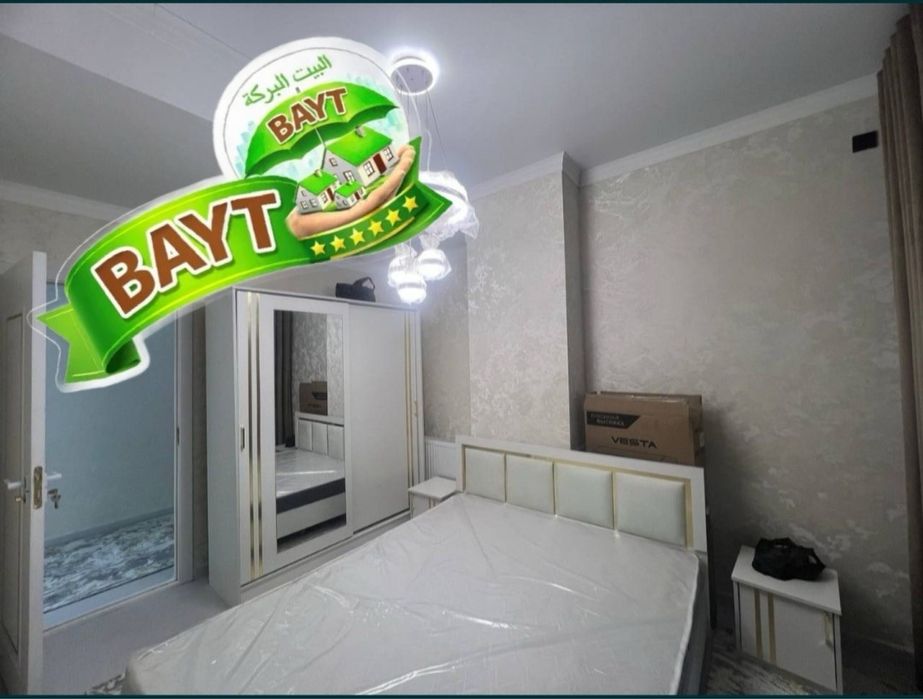 Мебель+Техника Сергели 5 2 комната Новостройка,Евро Ремонт,Продается х