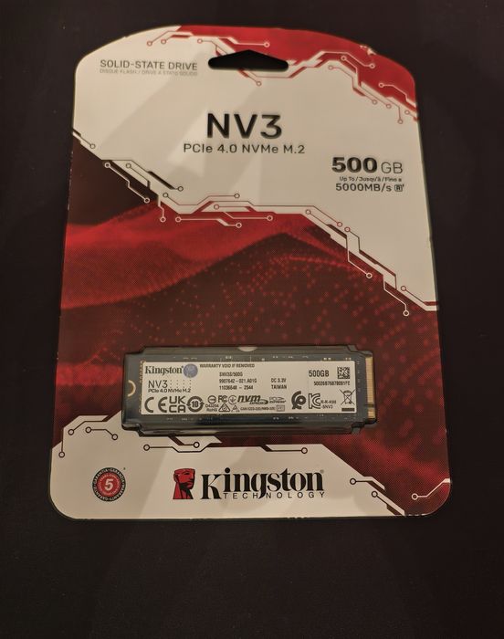 Новый Kingston SSD M2 NVME PCIe 4.0