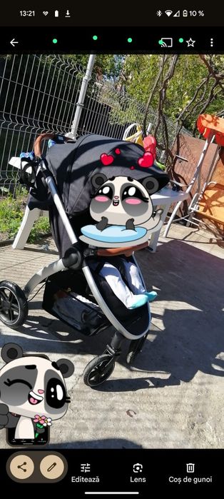 Carucior Hauck Sportswear UpTown melange negru