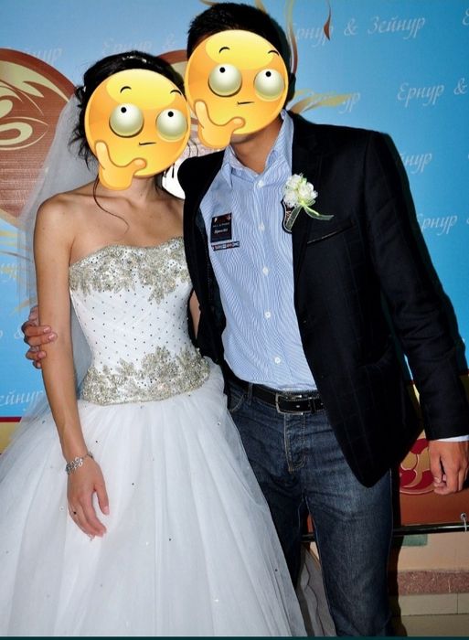 Свадебное платье сваровски