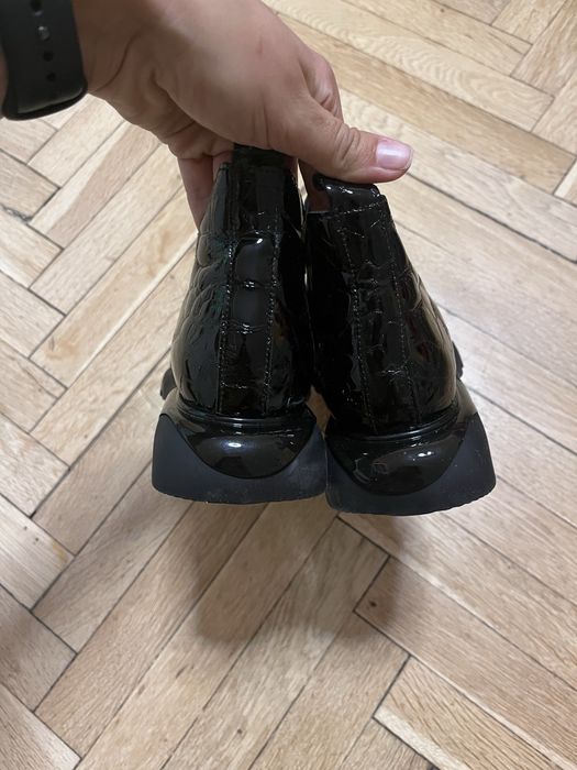 Дамски лачени мокасини, НОВИ,  Gold Deer, размер 39