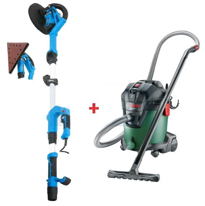 Жираф за шлайфане + Прахосмукачка за мокро и сухо почистване ПОД НАЕМ