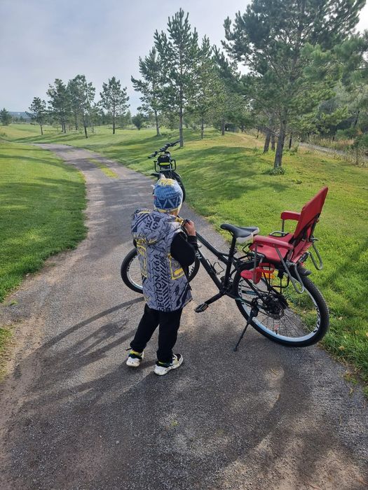 Детское  кресло  на велосипед