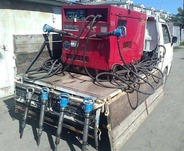 Отбойные молотки. Компрессор. Компресор Пневмо молоток