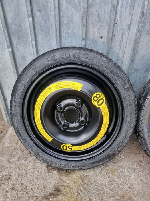 Roata de rezerva Slim R14 4x100 CB 57.1 Anvelopa T105/70/R14