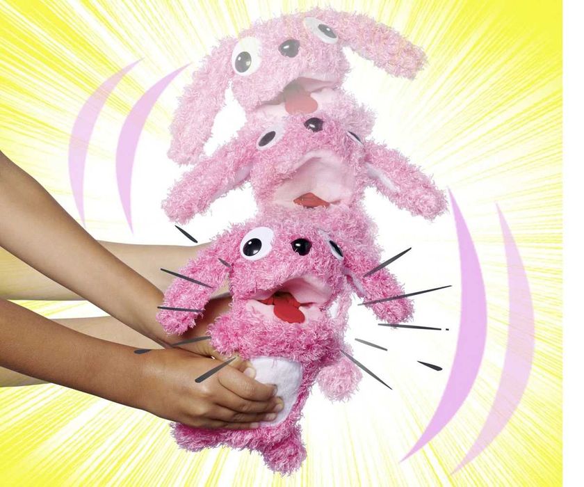 Интерактивна плюшена играчка ScreamerZ Крещящ Заек Маймуна Simba