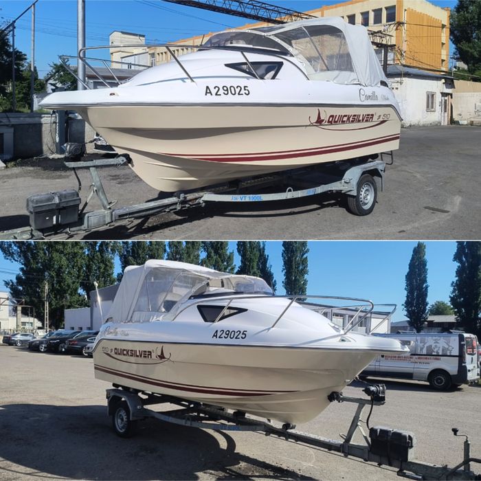 Barca Quicksilver 510, motor Mercury 90, peridoc Jsi VT 1000L, toate 2