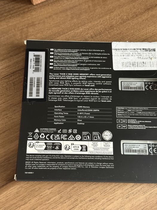 Memorii Ram Lexar Thor Z - 32GB DDR5 - Noi