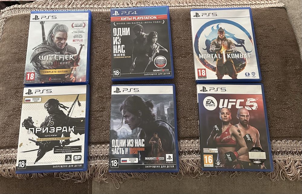 Игры, диски, Пс 5, Пс 4