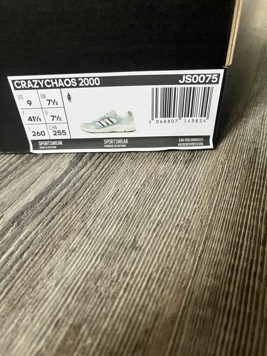 Кроссовки adidas crazychaos 2000 40 размер