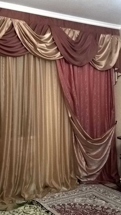Шторы, ламбреген, тюль  цена 36000 тг.