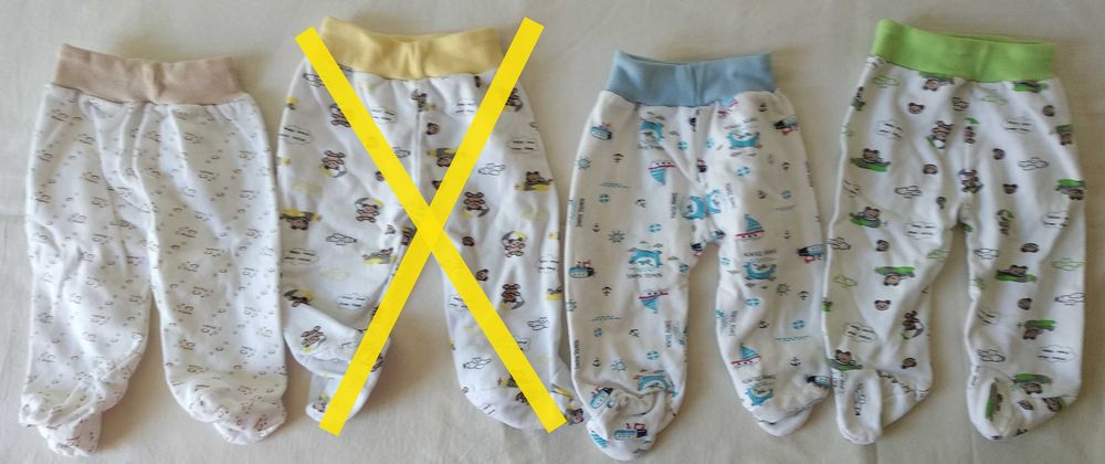 Новый комплект для новорожденных (распашонка, кофта и ползунки)