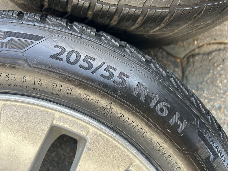 Jante aliaj 5x120mm, anvelope iarna 205/55 R16, BMW, E46, E90, E91, E81, E87, F29, F30, F31