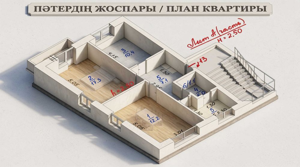 Продам квартиру в городе Житикара