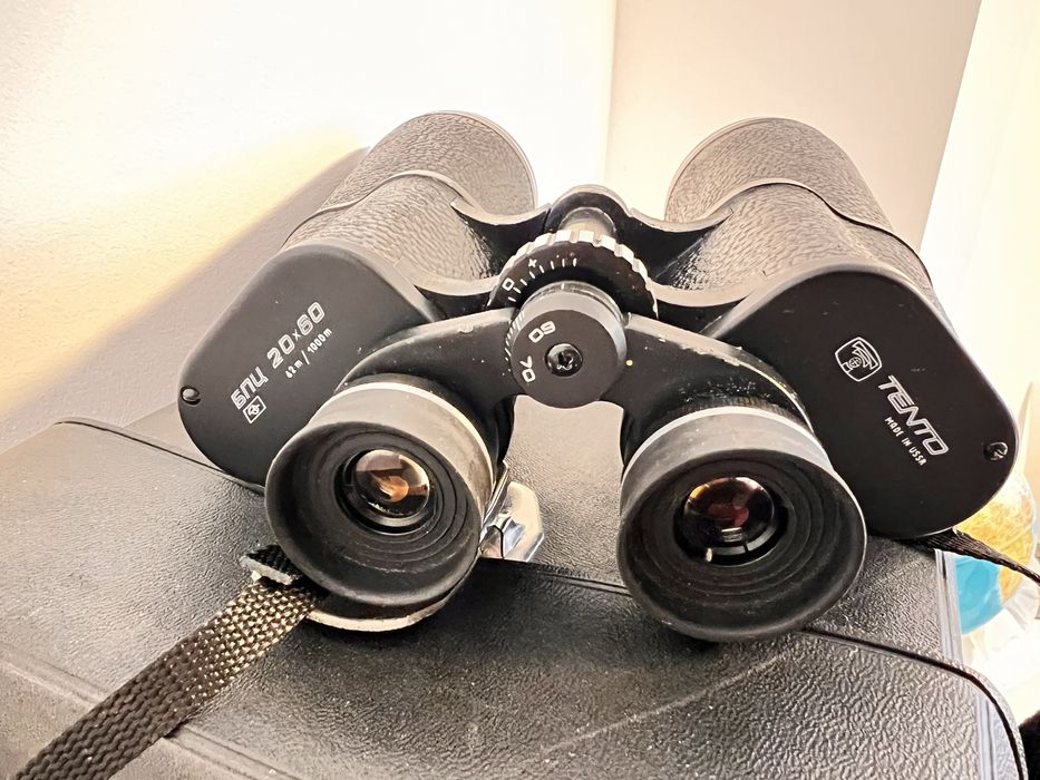 Binoclu Sovietic Vechi Tento 20x60 Made in URSS stare ideala