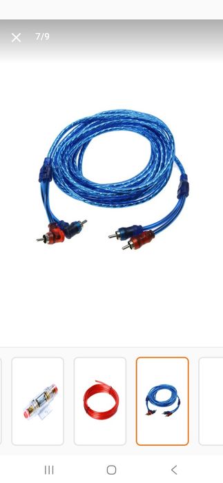 Kit cabluri subwoofer auto SYNO,1500watts max