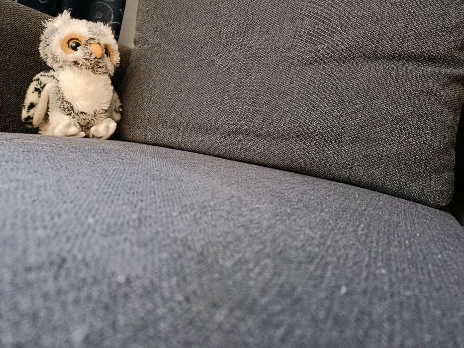 Ъглов разтегателен диван - сив, ИКЕА