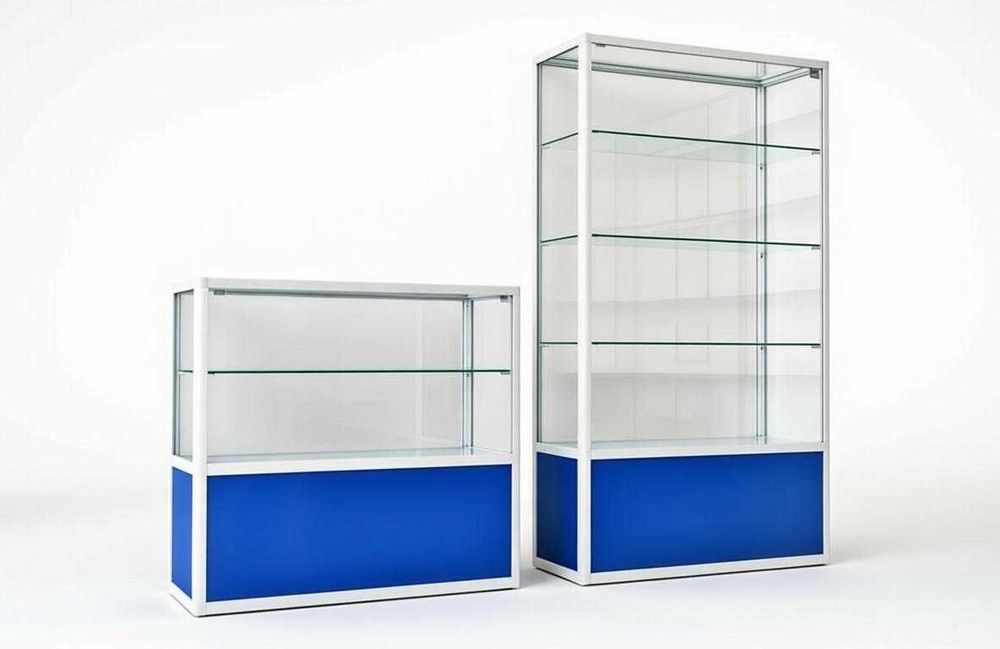 Metal oynaly vitrina