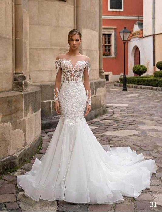 VAND Rochie de mireasa tip sirena  ,