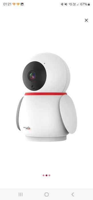 Vând Baby Monitor video MYRIA MY5208, 5", alb-negru
