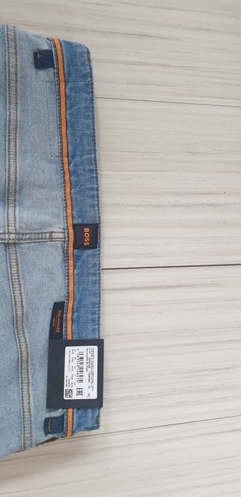 Hugo Boss Delaware Slim Fit Soft Touch 33/32 НОВО ОРИГИНАЛ Мъжки Дънки