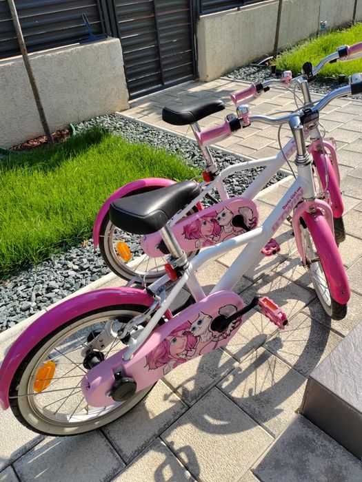 Vând 2 biciclete fete btwin doctor girl
